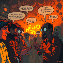 Whose Hello Is It Anyway? - Text-based game