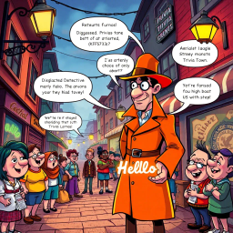 Whose Hello Is It Anyway? - Text-based game