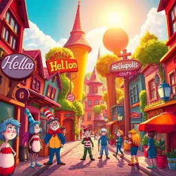 Whose Hello Is It Anyway? - Text-based game