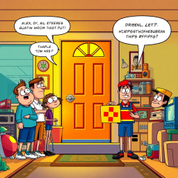 Hello, Who's There? - Text-based game