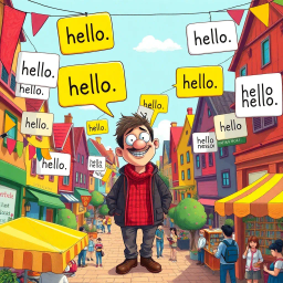 Whose Hello Is It Anyway? - Text-based game