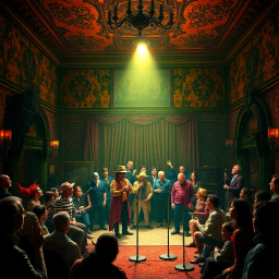 Whodunit: The Last Laugh - Text-based game