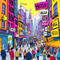 Whose Hello Is It Anyway? - Text-based game