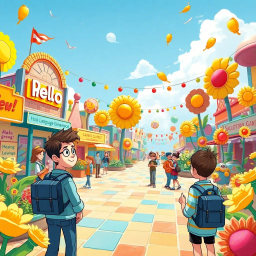 Whose Hello Is It Anyway? - Text-based game