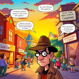 Whose Hello Is It Anyway? - Text-based game