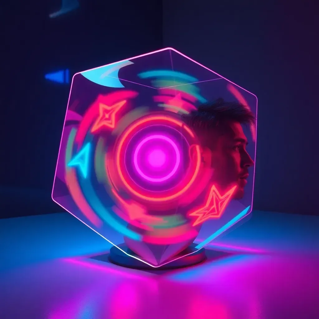 Spinning Glyphs