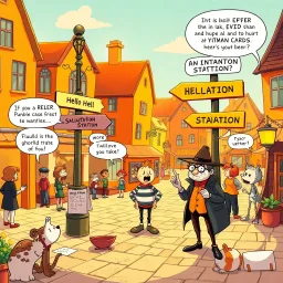 Whose Hello Is It Anyway? - Text-based game