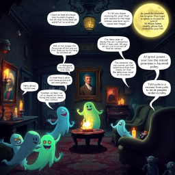Hello, Whose Ghost Is It Anyway? - Text-based game