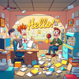 Whose Hello Is It Anyway? - Text-based game