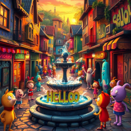 Whose Hello Is It Anyway? - Text-based game