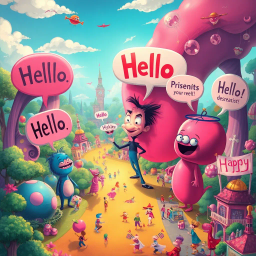 Whose Hello Is It Anyway? - Text-based game