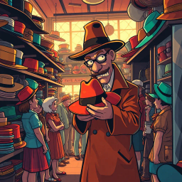 Whose Hat Is It Anyway? - Text-based game