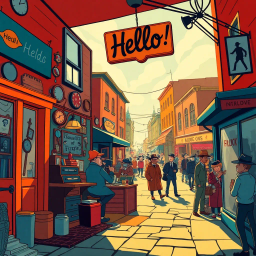 Whodunit: The Hello Conspiracy - Text-based game