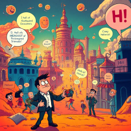 Whose Hello Is It Anyway? - Text-based game