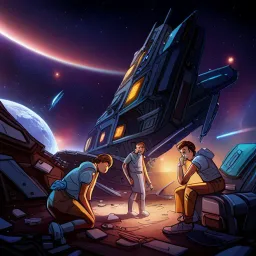 Starship Salvage - Text-based game