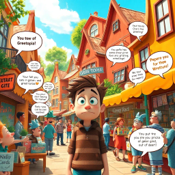 Whose Hello Is It Anyway? - Text-based game