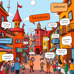 Whose Hello Is It Anyway? - Text-based game