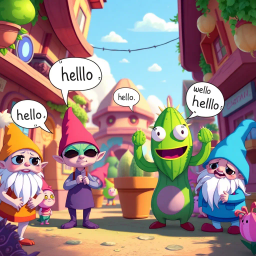 Whose Hello is it Anyway? - Text-based game