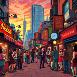 Whose Hello Is It Anyway? - Text-based game