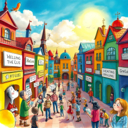 Humor & Whimsical Adventure text games