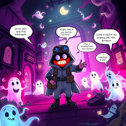 Spectral Shenanigans - Text-based game