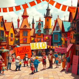 Whose Hello Is It Anyway? - Text-based game