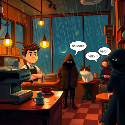 Whose Hello Is It Anyway? - Text-based game