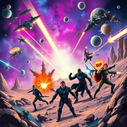 Rise of the Cosmic Champions - Text-based game