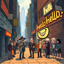 Whose Hello Is It Anyway? - Text-based game