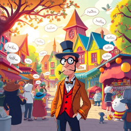 Whose Hello Is It Anyway? - Text-based game