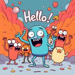 Whose Hello Is It Anyway? - Text-based game