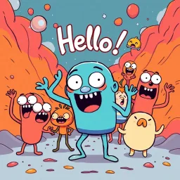 Whose Hello Is It Anyway? - Text-based game