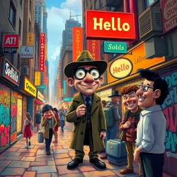 Whose Hello Is It Anyway? - Text-based game