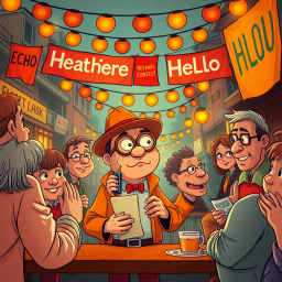 Whose Hello Is It Anyway? - Text-based game