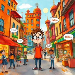 Whose Hello Is It Anyway? - Text-based game