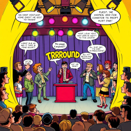 Social Deduction Parody text games