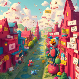 Whose Hello Is It Anyway? - Text-based game