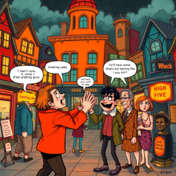 Whose Hello Is It Anyway? - Text-based game