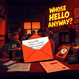 Whose Hello Is It Anyway? - Text-based game