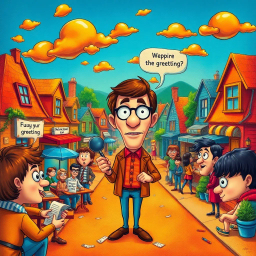 Whose Hello is it Anyway? - Text-based game