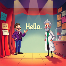 Whose Hello Is It Anyway? - Text-based game