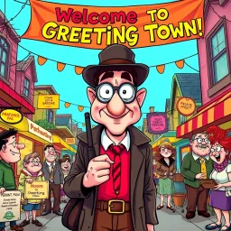 Whose Hello Is It Anyway? - Text-based game