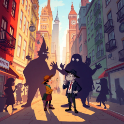 Whose Shadow Is It Anyway? - Text-based game