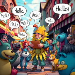 Whose Hello Is It Anyway? - Text-based game