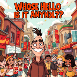 Whose Hello Is It Anyway? - Text-based game