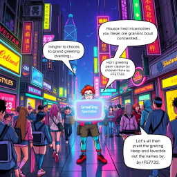 Whose Hello Is It Anyway? - Text-based game