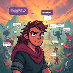 Tech Satire text games