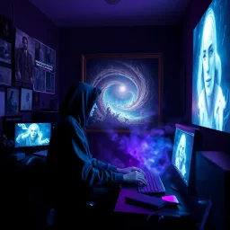 The Ghostly Network - Text-based game