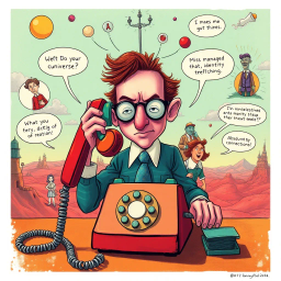 Whose Hello Is It Anyway? - Text-based game