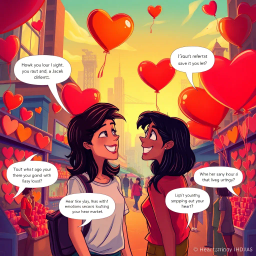 Heartstrings: A Love Dialogue - Text-based game